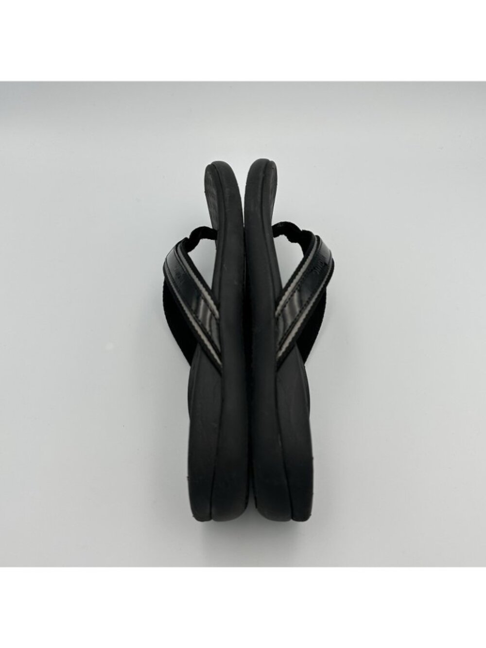 Vionic Tide II Toe Post Sandals Women's Size 8 US Black Flip Flop Slip On - Picture 7 of 13